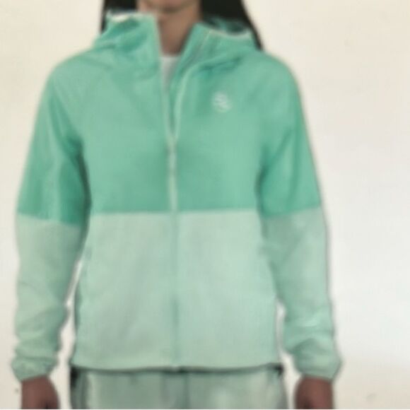 REEL LIFE ladies windbreaker, Mint Blue, Size Large,NWT - Picture 1 of 8